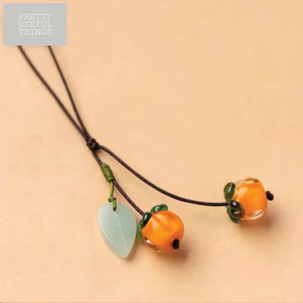 Lucky Little Persimmons Phone Charm