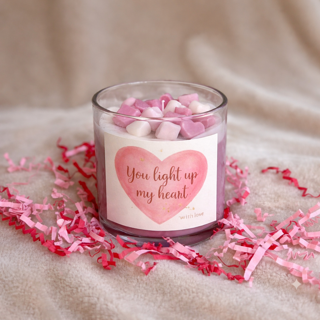 You Light Up My Heart - Red/Pink