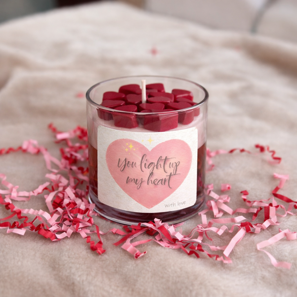 You Light Up My Heart - Red/Pink